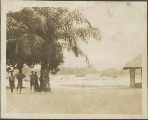 Monga, most northernly important post, caucasian man's house (right)