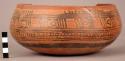 Mora Polychrome pottery bowl - broken