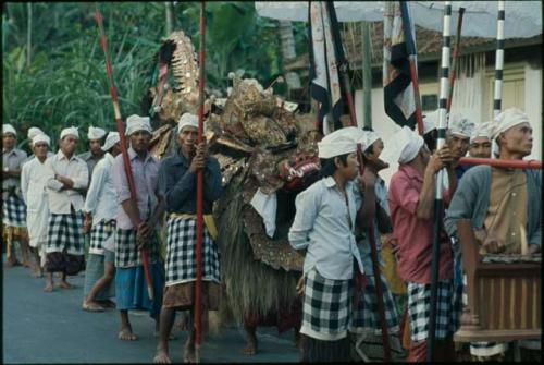 Barong procession