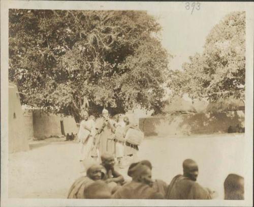 Band following the sultan