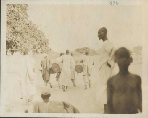 Band following the sultan