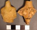 Fragment of Mycenaean pottery figurine