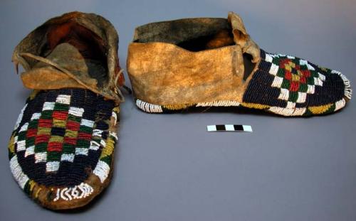 Pair of (old) beaded moccasins