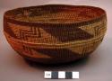 Basketry mush bowl