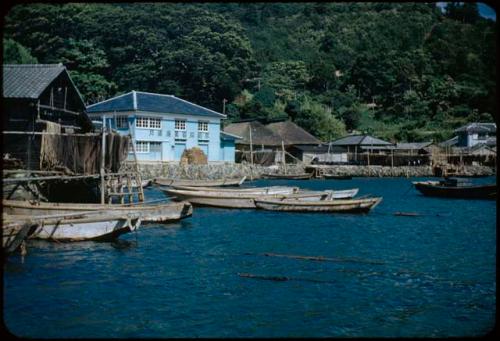 Boats along shore