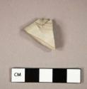 Ceramic, stoneware, grey bodied, rim sherd