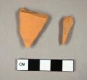 Ceramic, earthenware, redware, terra cotta, body sherds