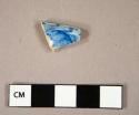 Ceramic, earthenware, pearlware, blue transferprint, rim sherd