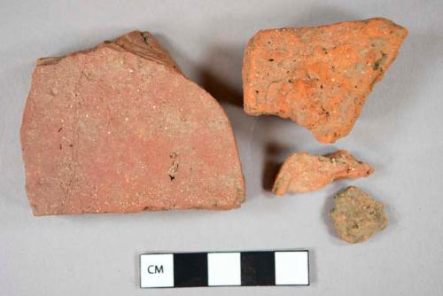 Architectural, brick (7), ceramic roof tile (3), fragments