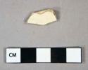 Ceramic, refined earthenware, unglazed, body sherd