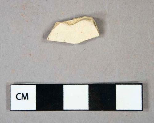 Ceramic, refined earthenware, unglazed, body sherd