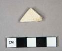 Ceramic, refined earthenware, unglazed, body sherd