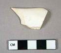 Ceramic, earthenware, whiteware, brown transferprint, rim sherd