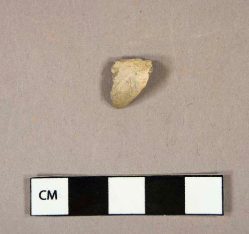 Kaolin, pipe bowl, burnt, fragment