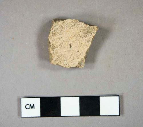 Ceramic, coarse earthenware, salt glazed stoneware body sherd