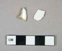 Ceramic, refined earthenware, pearlware body sherds