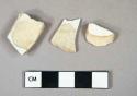 Ceramic, refined earthenware, whiteware body sherds