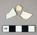 Ceramic, refined earthenware, pearlware body sherds