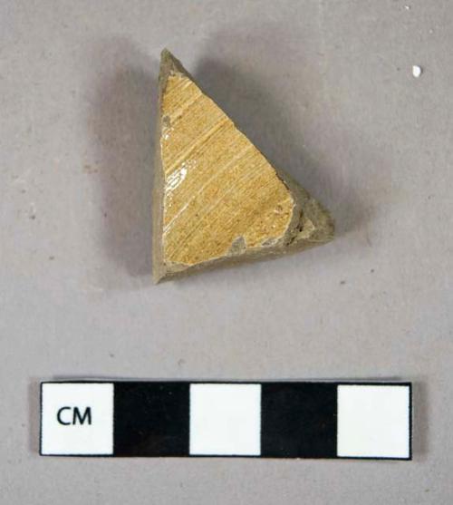 Ceramic, coarse earthenware, american gray stoneware body sherd