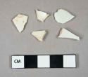 Ceramic, refined earthenware, pearlware body sherds