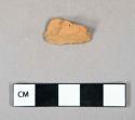 Ceramic, coarse earthenware, glazed redware body sherd