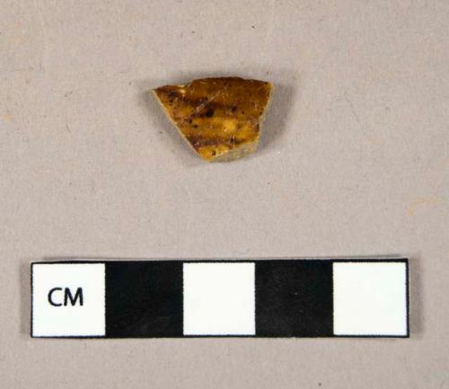 Ceramic, earthenware, manganese mottled body sherd