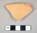 Ceramic, coarse earthenware, redware rim sherd