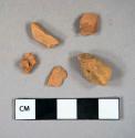Ceramic, coarse earthenware, redware body sherds and brick fragments
