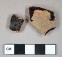 Ceramic, coarse earthenware, glazed redware body sherds