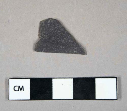 Slate fragment, possible roofing tile