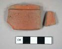 Ceramic, coarse earthenware, redware body and rim sherds