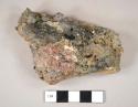 Slag and coal ash fragment