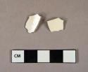 Ceramic, refined earthenware, creamware body sherds