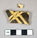 Ceramic, earthenware, North Midlands trailed slipware, body sherds