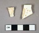 Ceramic, earthenware, whiteware and creamware, body sherds