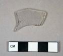 Glass, colorless flat fragment