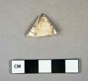 Ceramic, refined earthenware, brown transfer-print whiteware body sherd