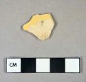 Ceramic, refined earthenware, yellowware body sherd