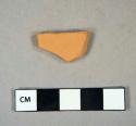 Ceramic, coarse earthenware, unglazed redware body sherd