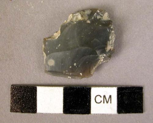 Flint chip, possibly used as a knife