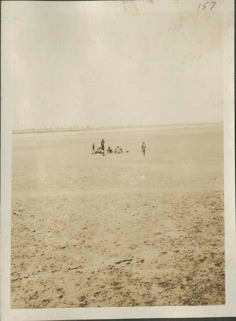 People on the Chari River flats