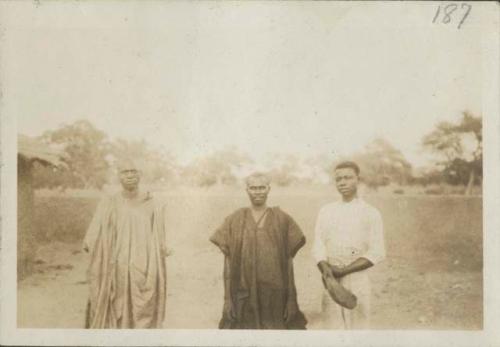 Chief of Maffaling's son, Katabasi and Gandja (the cook)