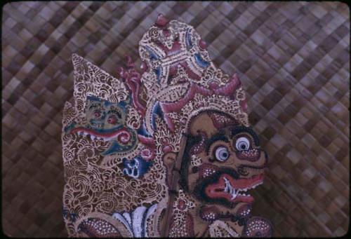 Wayang Kulit "Kumbakarna" detail