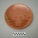 Red ware plate