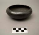 Blackware bowl, squat, burnished