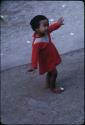 A child dancing