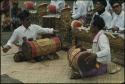 Drummers at Purnama, Batur Temple