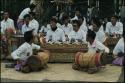Musicians at Purnama, Batur Temple