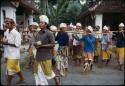 Marching group of musicians