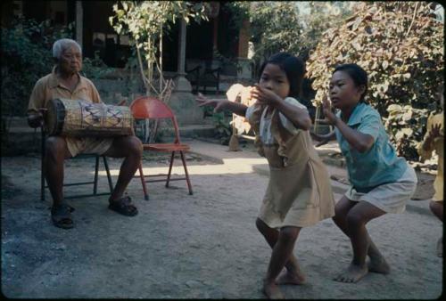 Teaching children dancing